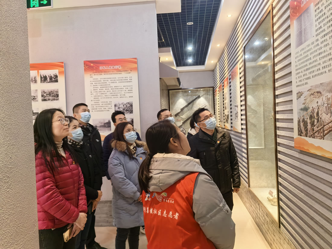 2024年1月，五彩堂港口党支部和广西广源物流党支部共建参观碧溪革命传统教育馆